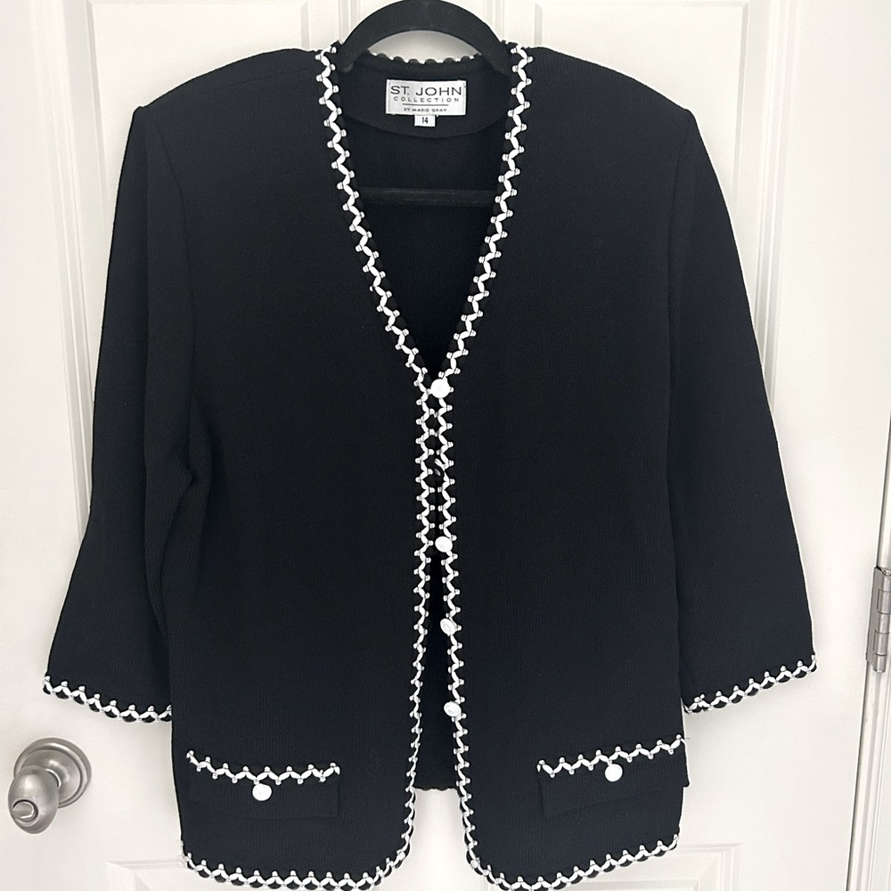 St.john collection Marie Gray Santana Knit jacket